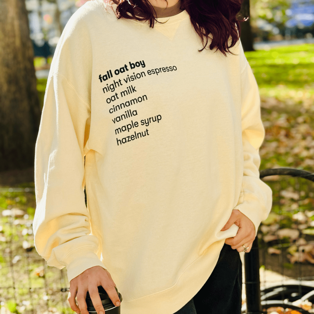 Fall Oat Boy Crewneck - Gregorys Coffee